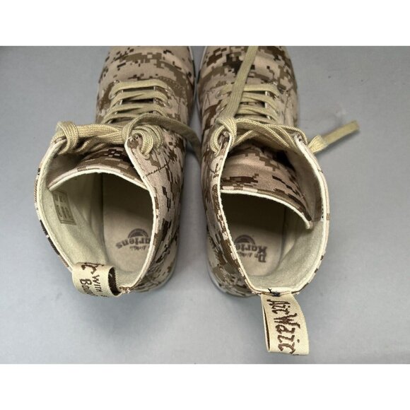 Dr Martens Alfie M9 L10 8 Eye Desert Camo Pixelated Canvas Ankle Boot 42 EU - Picture 6 of 8